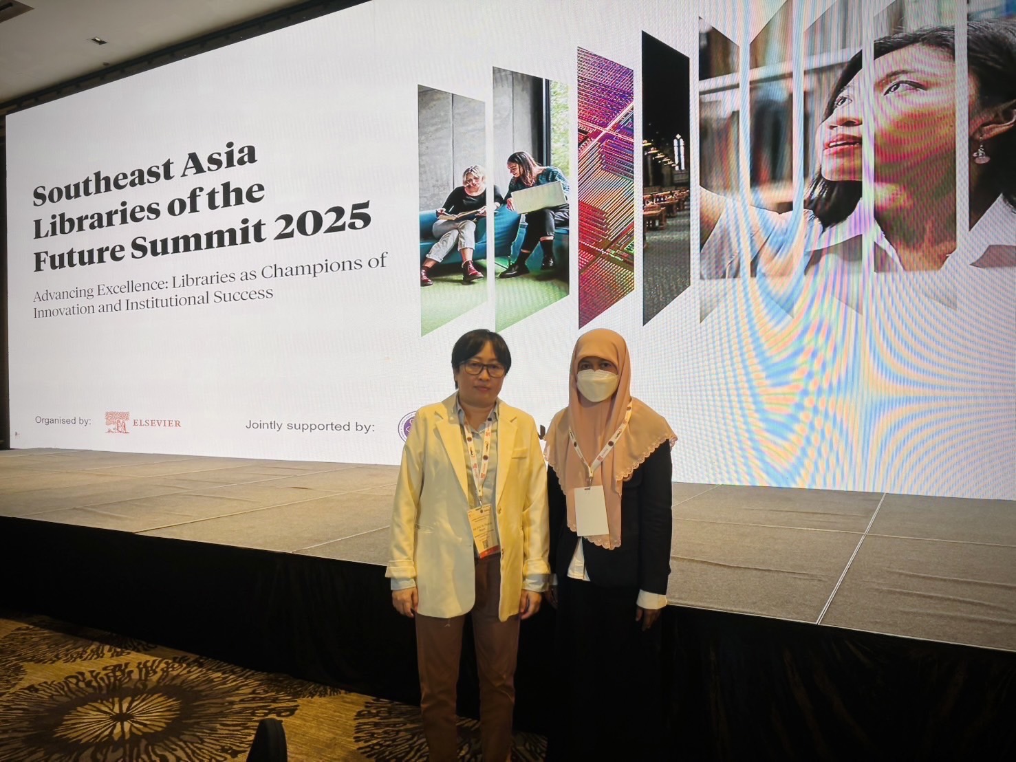 สำนักวิทยบริการฯ ร่วมงานประชุมสุดยอดห้องสมุดแห่งอนาคตของเอเชียตะวันออกเฉียงใต้